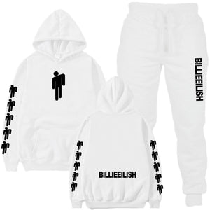 2019 Billie Eilish Autumn Winter Tracksuit Women Men Sweatshirts Casual Suit Women Clothing Suit Jogging Pant Sporting Suit
