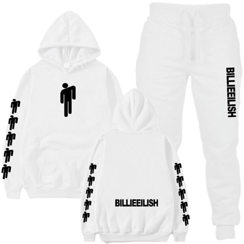 Image of 2019 Billie Eilish Autumn Winter Tracksuit Women Men Sweatshirts Casual Suit Women Clothing Suit Jogging Pant Sporting Suit