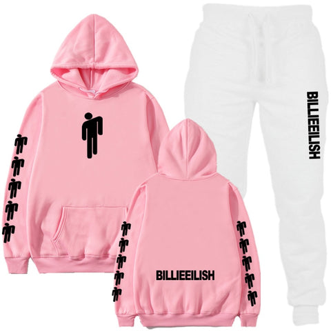 Image of 2019 Billie Eilish Autumn Winter Tracksuit Women Men Sweatshirts Casual Suit Women Clothing Suit Jogging Pant Sporting Suit