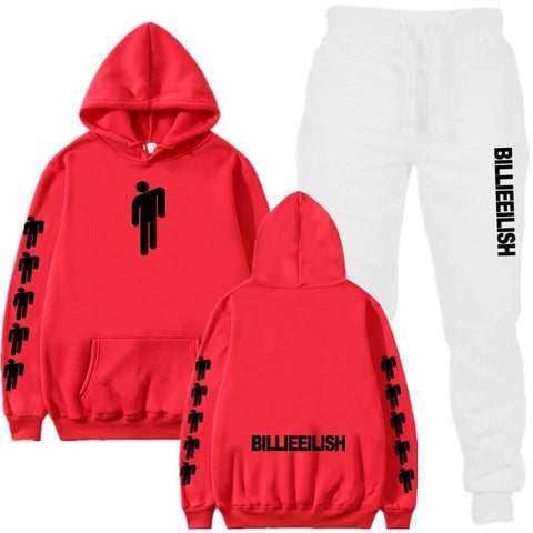 Image of 2019 Billie Eilish Autumn Winter Tracksuit Women Men Sweatshirts Casual Suit Women Clothing Suit Jogging Pant Sporting Suit
