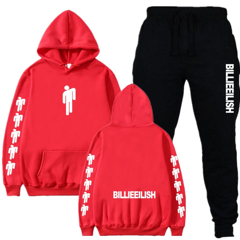 Image of 2019 Billie Eilish Autumn Winter Tracksuit Women Men Sweatshirts Casual Suit Women Clothing Suit Jogging Pant Sporting Suit
